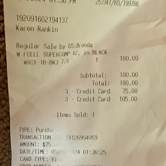 New Balance Black and White Running Shoes - Picture 5 of 5